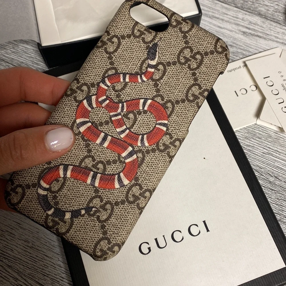 Gucci | IPhone 8 Case With Snake Motif Brand New In Box